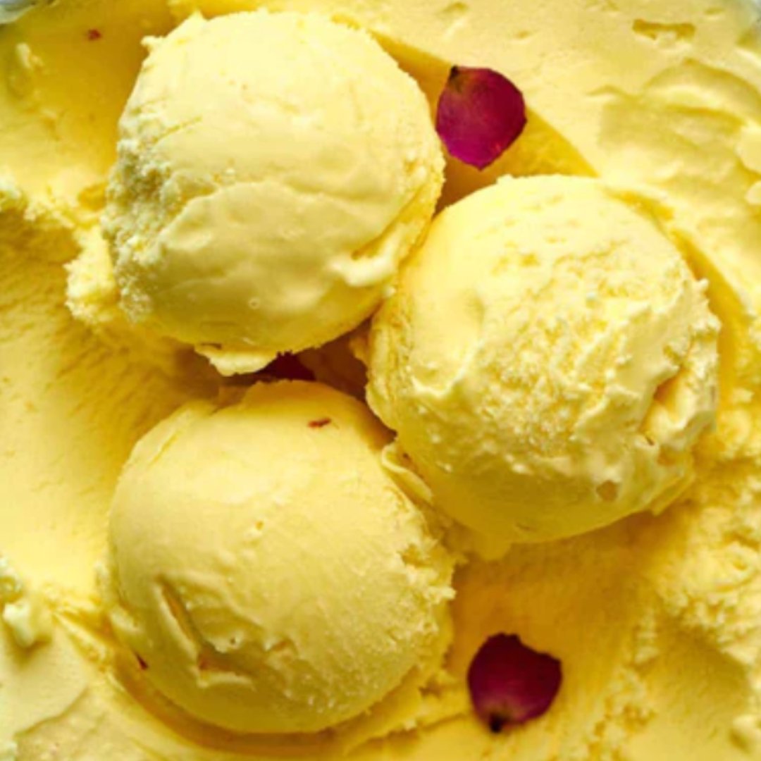 Saffron Rosewater Pistachio Ice Cream by Heray Spice – Here Here Market