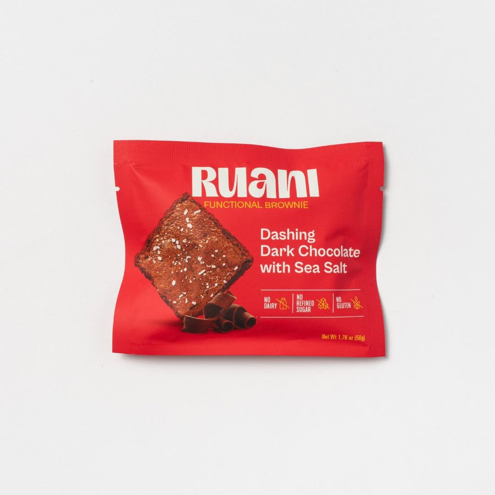 Dashing Dark Chocolate Brownie with Sea Salt
