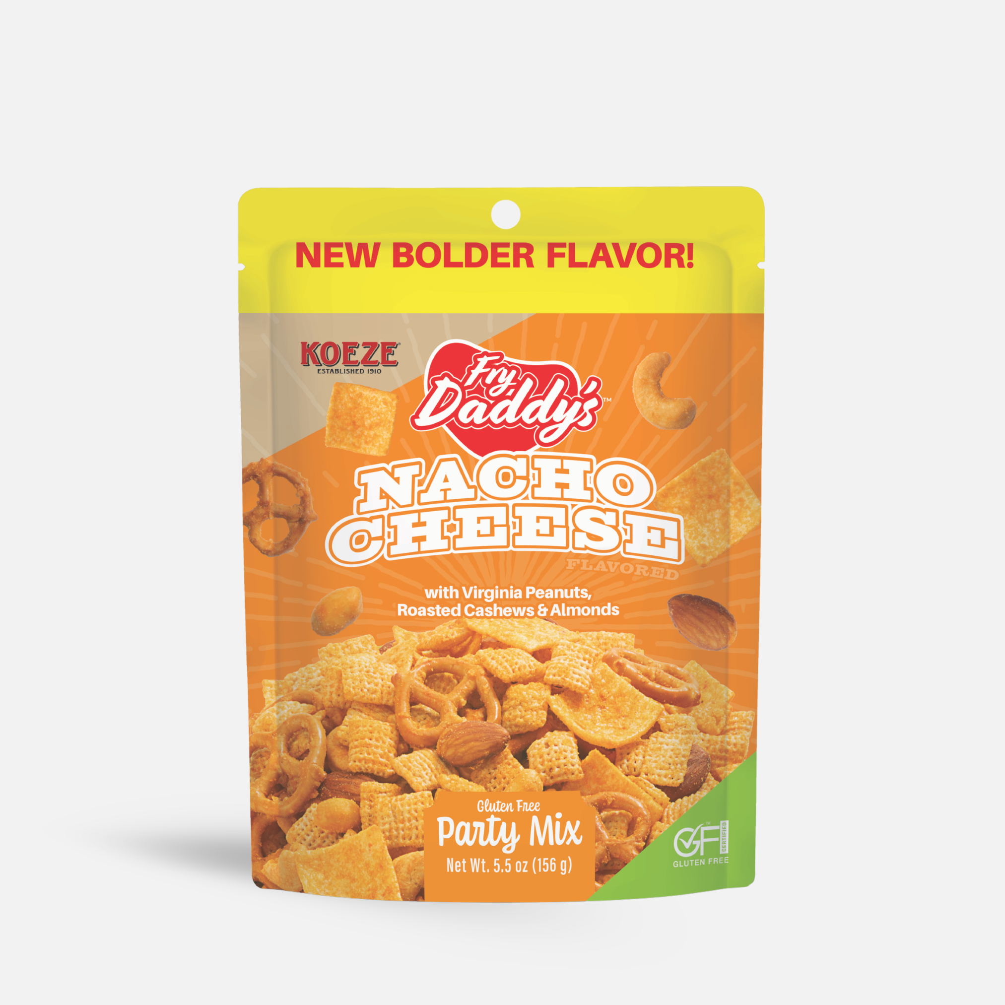 Nacho Cheese Gluten-Free Party Mix | Koeze Company | Here Here Market