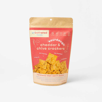 Cheddar & Chive Sourdough Crackers - Here Here Market