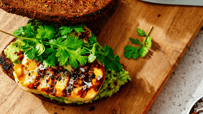 Avocado Halloumi Sandwich