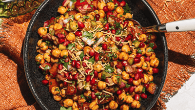 Chickpea Chaat Salad Recipe