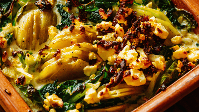 Potato and Kale Gratin