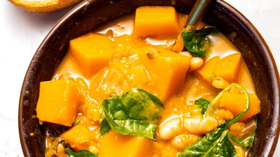 Southeast Asia Butternut Squash and White Bean Soup