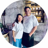 Ron, Vilma, and Riley, Veloria Coffee