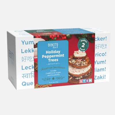 BāKIT Box Holiday Peppermint Trees Baking Kit - Here Here Market