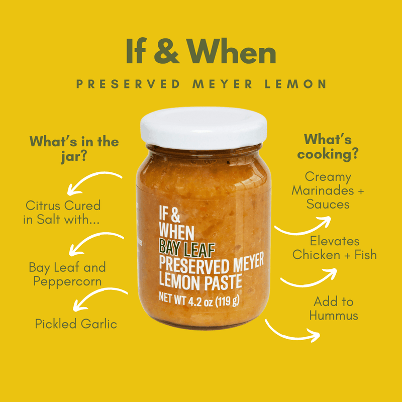 Bay Leaf Preserved Meyer Lemon Paste - Here Here Market