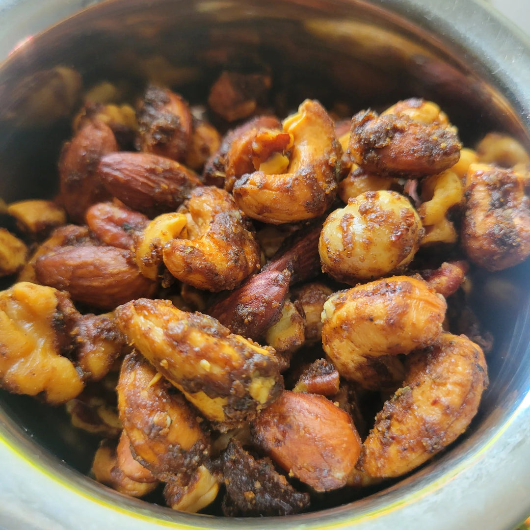 Caribbean Jerk Seasoned Mixed Nuts by Live Loud Foods | Nuts