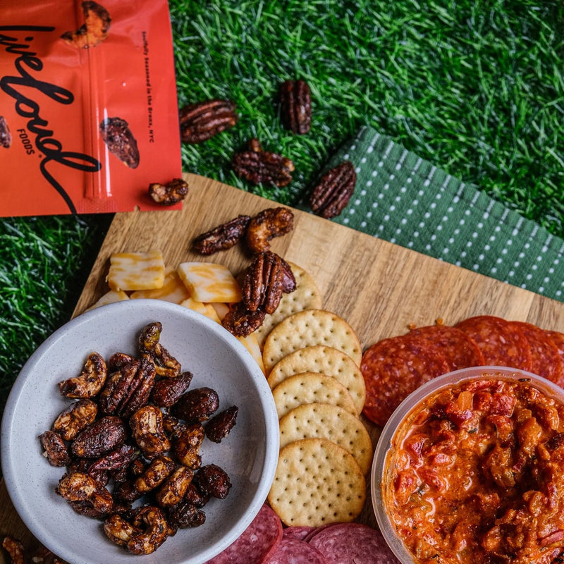 Caribbean Jerk Seasoned Mixed Nuts - Here Here Market