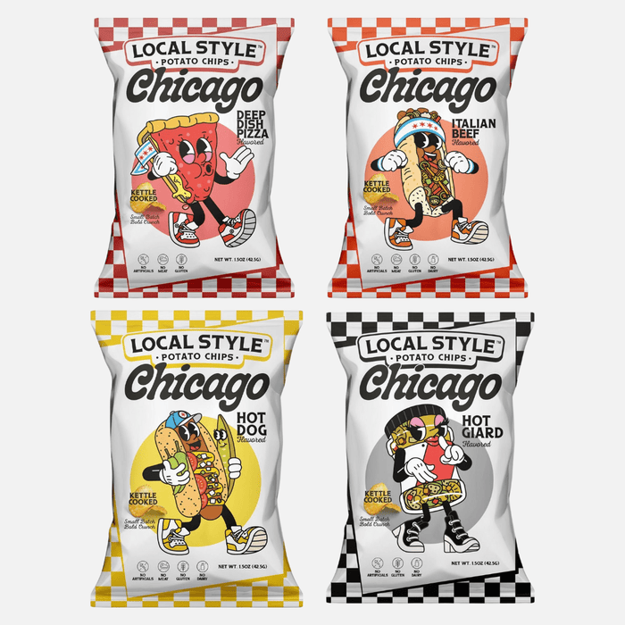 Chicago Classics Potato Chips - Variety 4-Pack