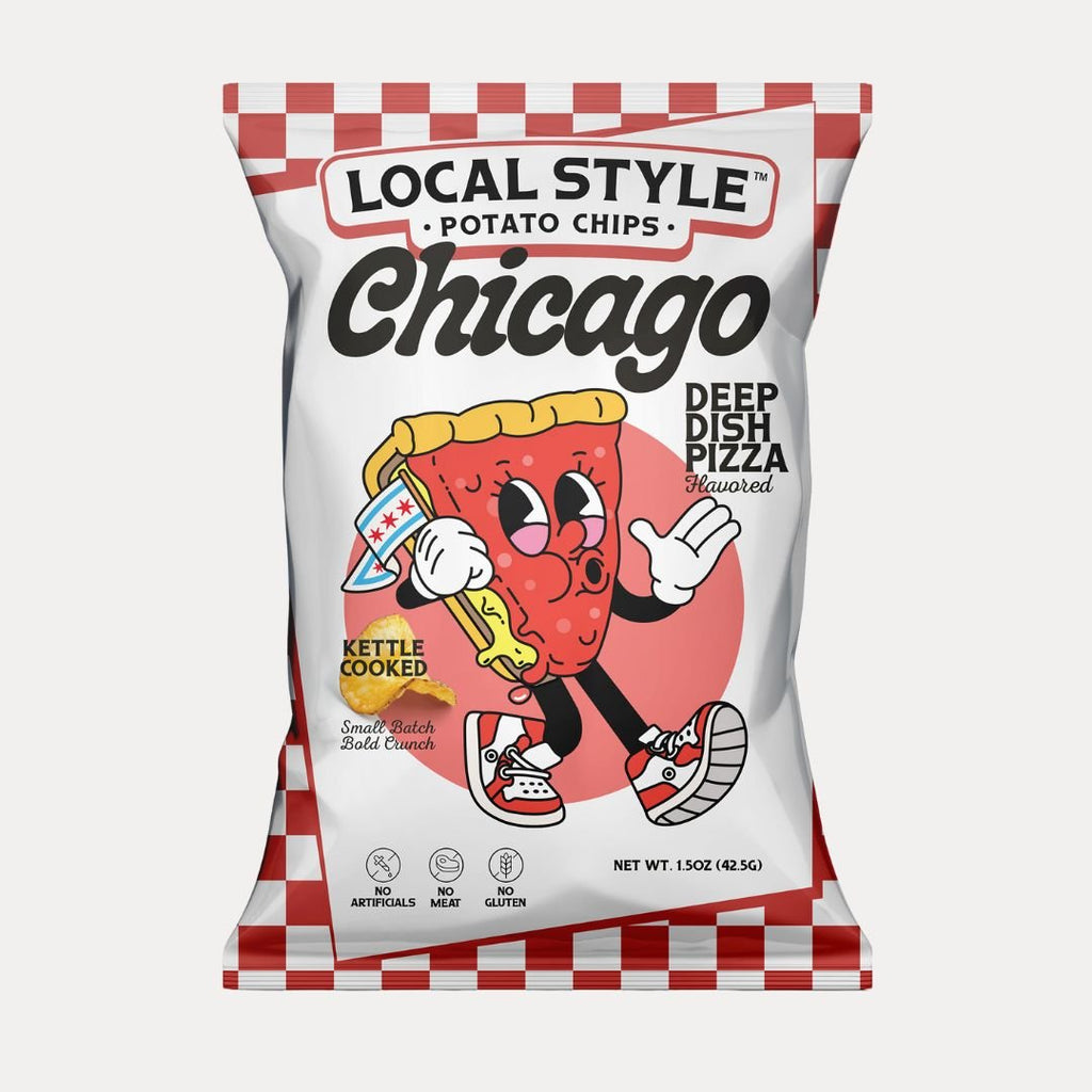 Chicago Deep Dish Pizza Chips | Local Style | Here Here Market