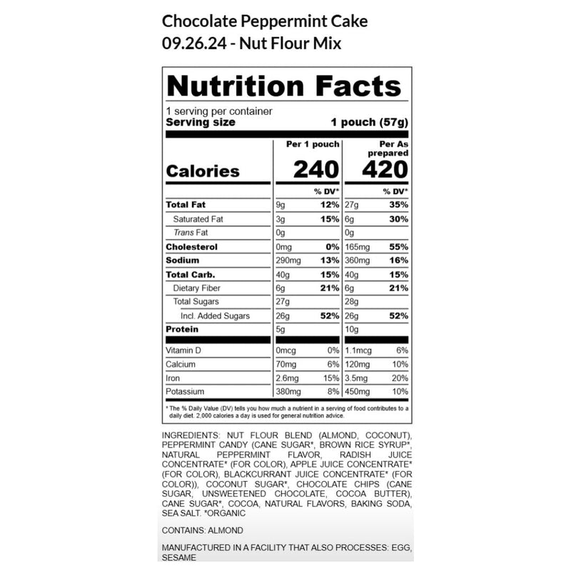 Chocolate Peppermint Mug Cake Mix - Here Here Market