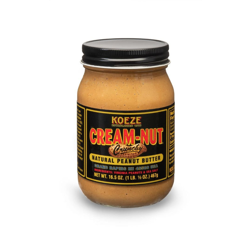 Cream - Nut Crunchy Natural Peanut Butter - Here Here Market