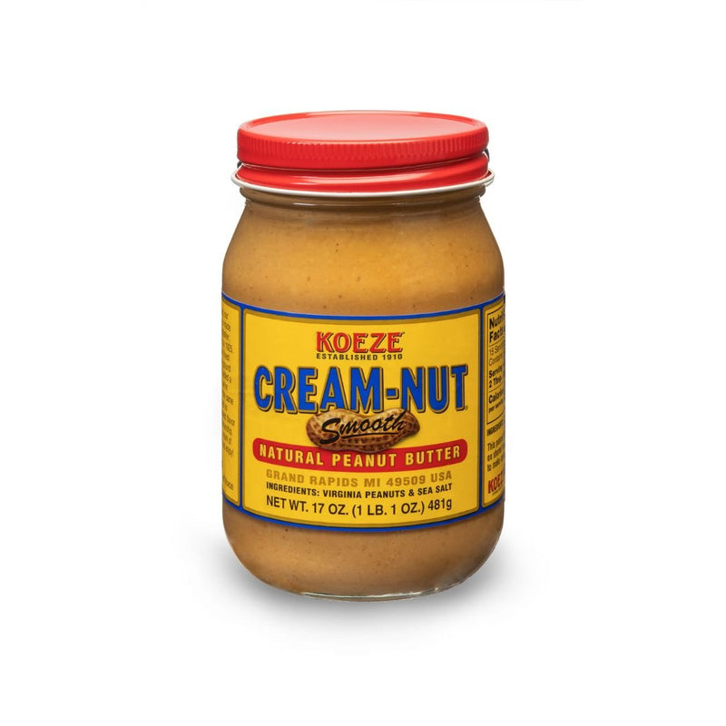 Cream - Nut Smooth Natural Peanut Butter - Here Here Market