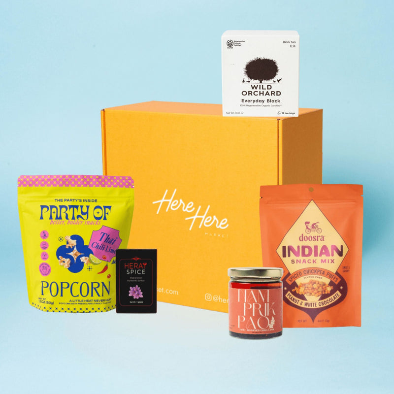 Experience AAPI Cuisine: AAPI Creators Deluxe Culinary Gift Basket - Here Here Market