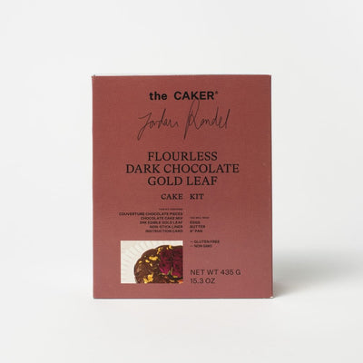 Flourless Dark Chocolate Gold Leaf Cake Kit - Here Here Market