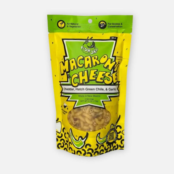Hatch Green Chile, Garlic & Cheddar Macaroni and Cheese