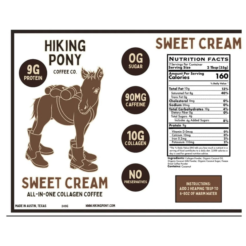 Instant Collagen Coffee - Sweet Cream - Here Here Market