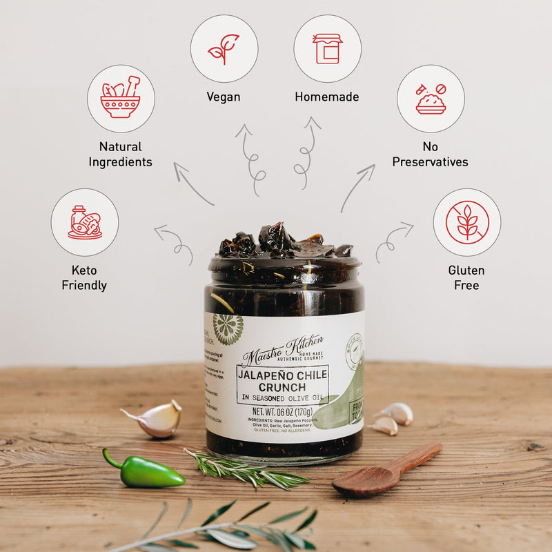 Jalapeño Chile Crunch - Here Here Market