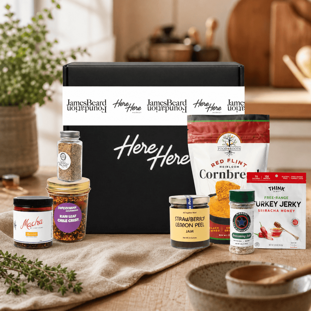 James Beard Chef Gift Box – Gourmet Sauces & Spices – Here Here Market