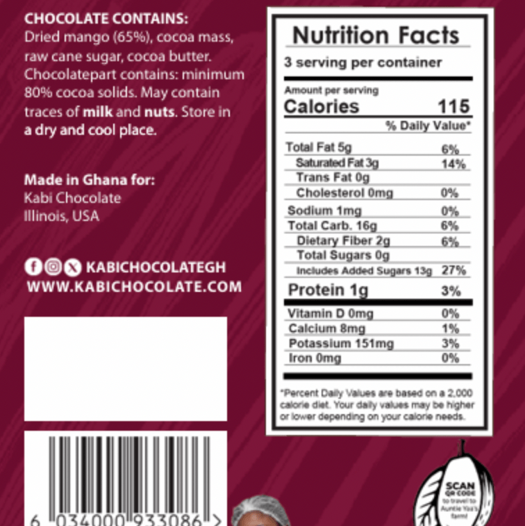 Kabi Chocolate Dipped Mango - Here Here Market