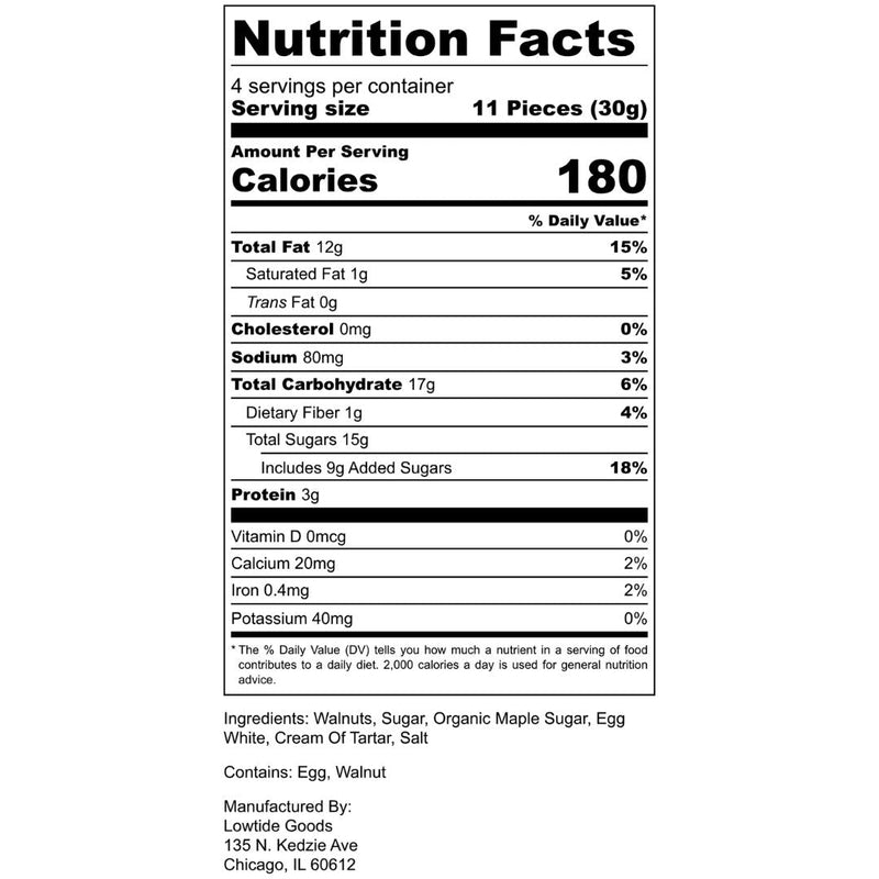 Maple Walnut Dainties - Here Here Market