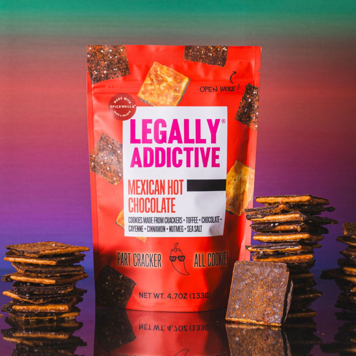Mexican Hot Chocolate Cracker Cookie | Legally Addictive | Here