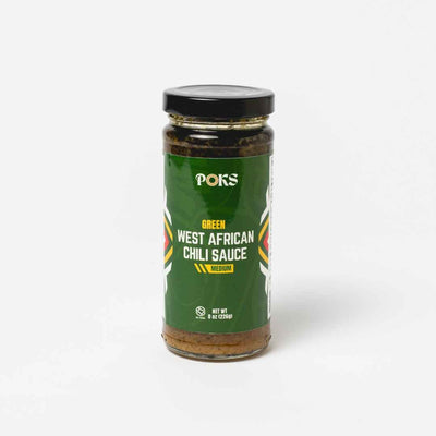 POKS Green West African Chili Sauce - Here Here Market