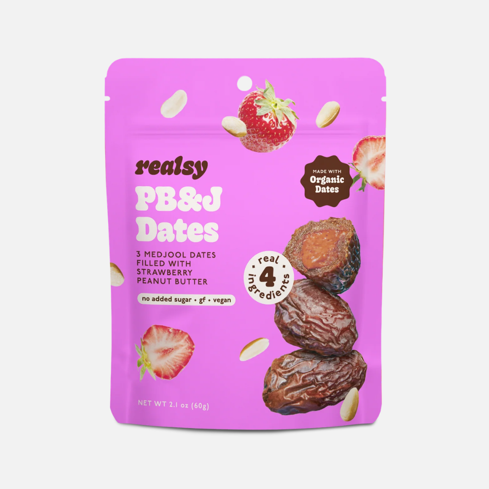 Peanut Butter & Jelly Filled Dates