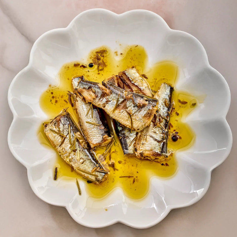 Sardines with Wild Rosemary and Fennel - Here Here Market