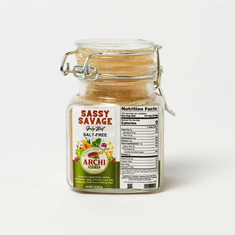 Sassy Savage Salt Free Seasoning - Here Here Market