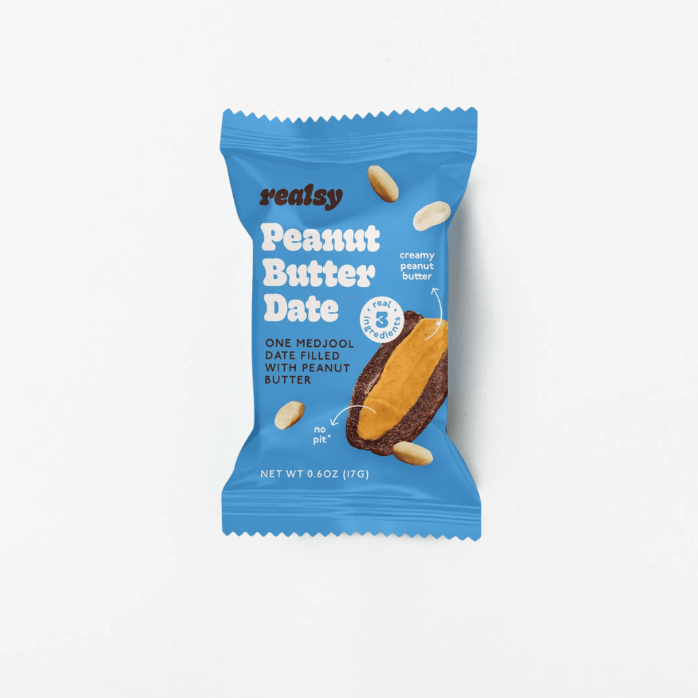 Single-Wrapped Peanut Butter Filled Date