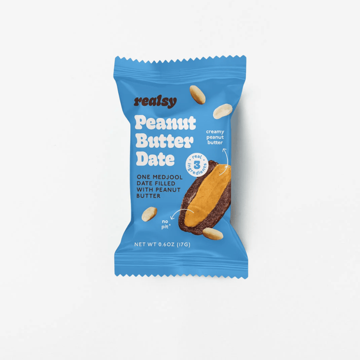 Single-Wrapped Peanut Butter Filled Date