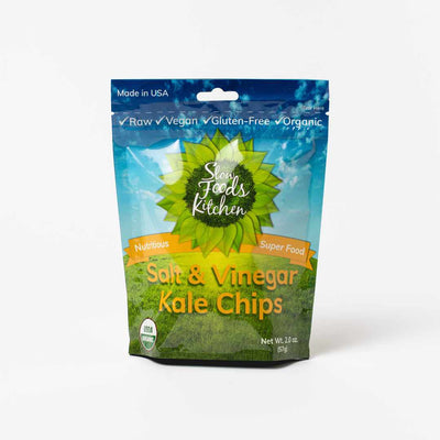 Salt & Vinegar Kale Chips by Slow Foods Kitchen