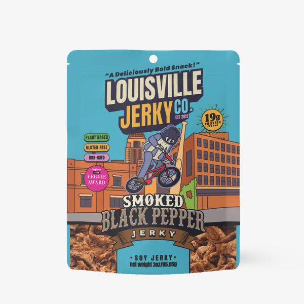 Smoked Black Pepper Vegan Jerky