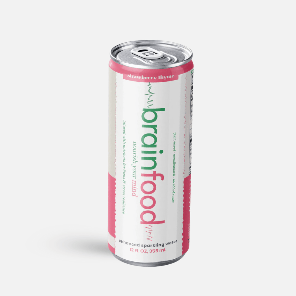 Strawberry Thyme Enhanced Sparkling Water