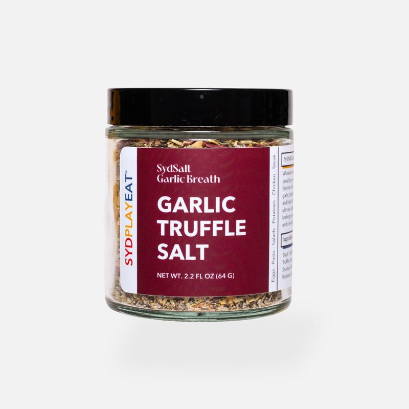 SydSalt Garlic Breath - Garlic Truffle Salt - Here Here Market