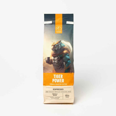 Tiger Power Espresso Whole Bean Bag - Here Here Market