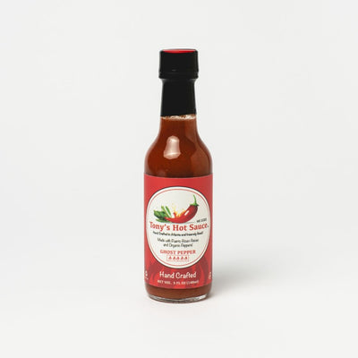 Tony's Handcrafted Hot Sauce (Ghost Pepper) - Here Here Market