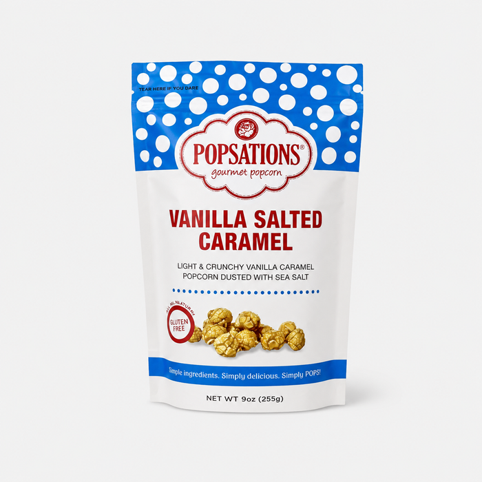 Vanilla Salted Caramel Popcorn