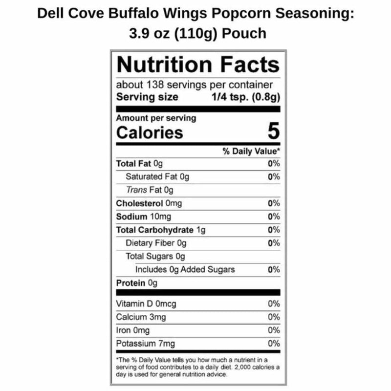 Buffalo Wings Popcorn Seasoning - Here Here Market