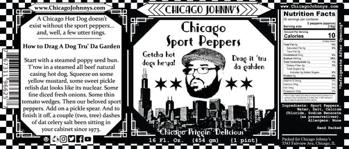 Chicago Sport Peppers - Here Here Market