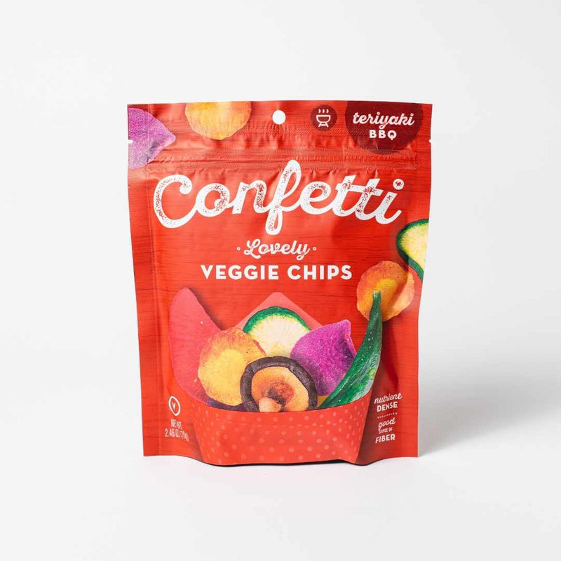 Lovely Vegetable Chips, Teriyaki BBQ by Confetti Snacks Inc