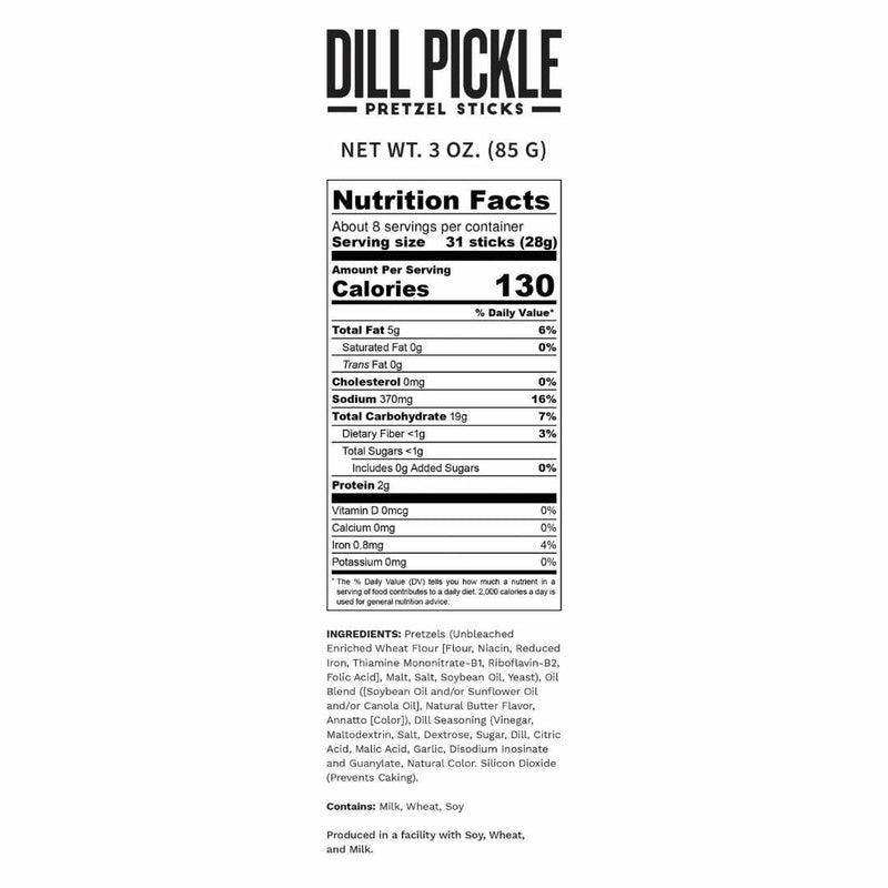 Dill Pickle Seasoned Pretzels - Here Here Market