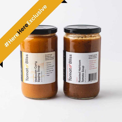Heirloom Tomato Soup Duo from Tomato Bliss