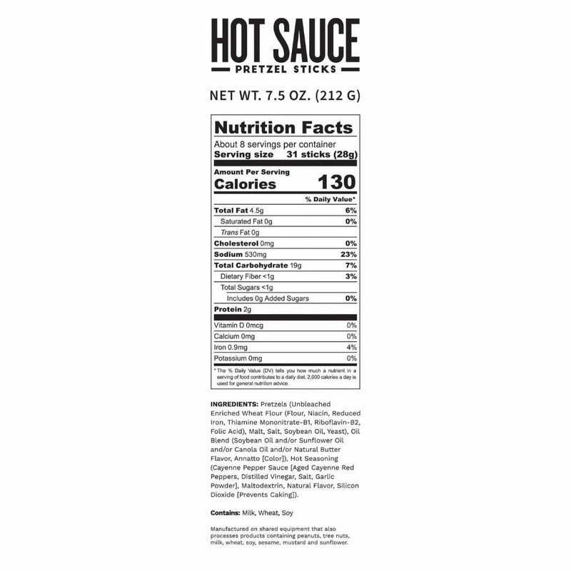 Hot Sauce Seasoned Pretzels - Here Here Market