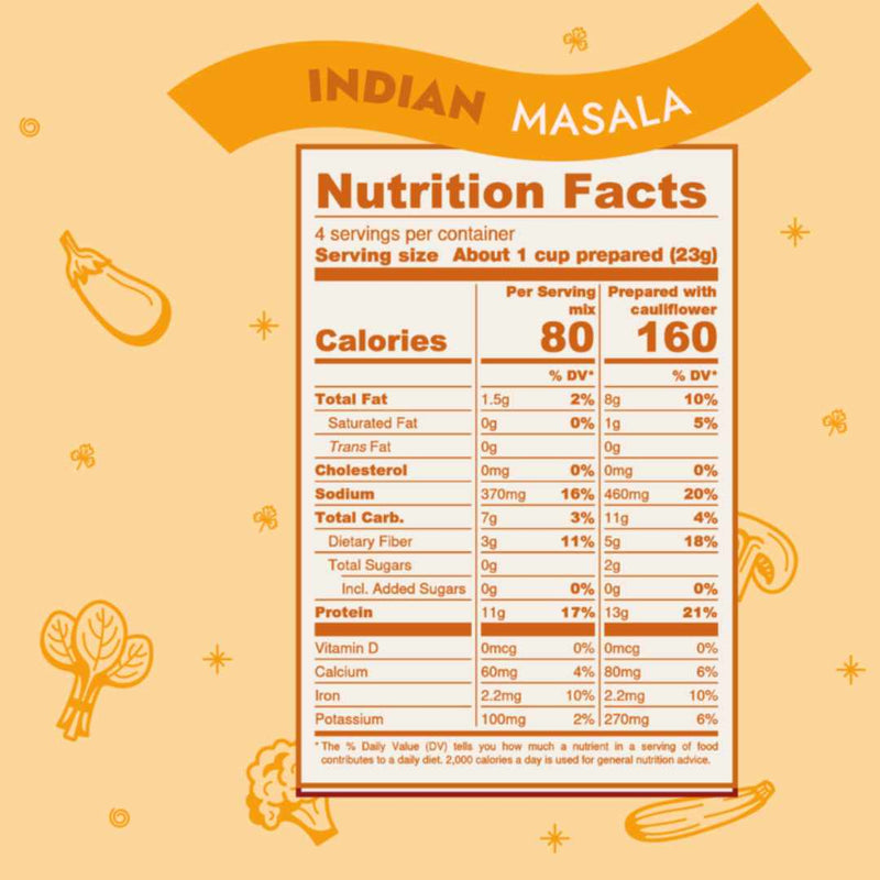 Indian Masala Blend Protein Mix - Here Here Market