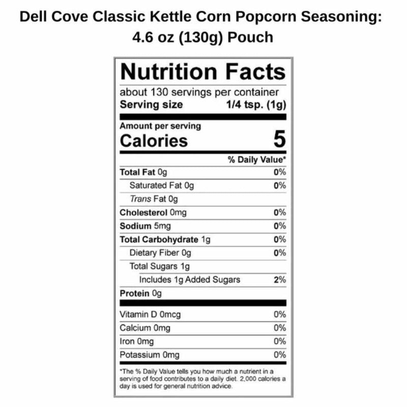 Kettle Corn Popcorn Seasoning - Here Here Market