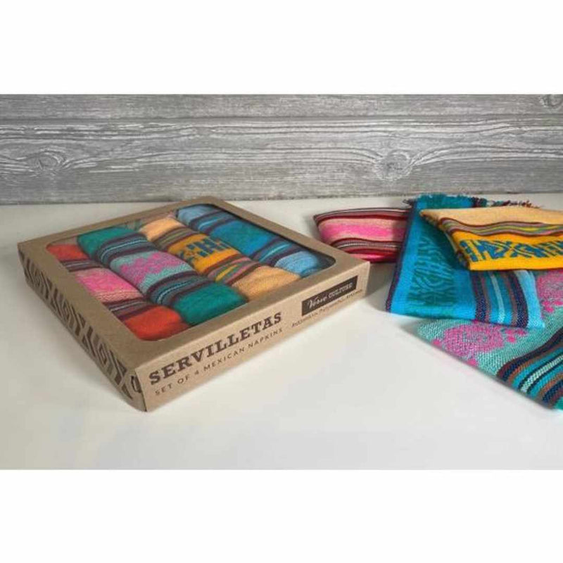 Mexican Servilletas (Cloth Napkins, Set of 4) - Here Here Market