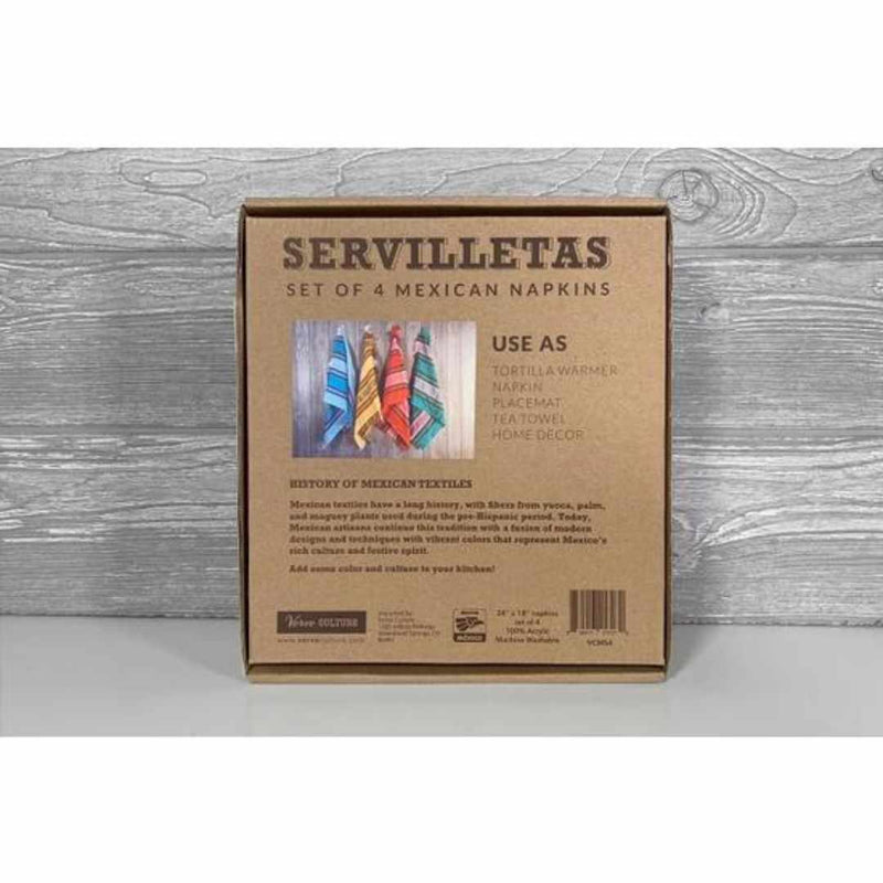 Mexican Servilletas (Cloth Napkins, Set of 4) - Here Here Market
